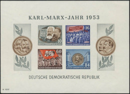 Block 9B YI Karl Marx 1953 Ungezähnt, Postfrisch - Nuevos