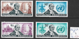 RWANDA 144 à 47 ** Côte 4 € - Ongebruikt