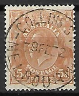 AUSTRALIE   -  1930.   Y&T N° 74 Oblitéré.   Superbe Cachet - Used Stamps