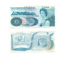 St Helena 5 Pounds ND 1998 QEII P-11 UNC Prefix H/1 - Isla Santa Helena