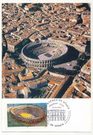 FRANCE - Carte Maximum - 0,46e Arènes De Nîmes - 22/03/2002 - Nîmes - 2000-2009