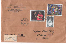 FRANCE Lot De 44 Lettres Recommandées . - Tarifas Postales