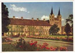 Postkarte Schloß Und Ehemalige Reichsabtei Corvey, Farbig, 1956, Orig. Gelaufen N. Hamburg, I-II - Familles Royales