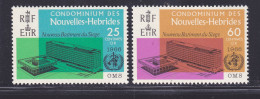 NOUVELLES-HEBRIDES N°  245 & 246 ** MNH Neufs Sans Charnière, TB (D7514) Siège De L'O.M.S. - 1966 - Neufs