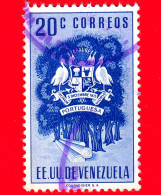 VENEZUELA - Usato - 1953 - Stemma Dello Stato Di Portuguesa - Arms - 20 - Venezuela