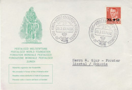 DENMARK 1953 COMMEMORATIVE COVER SENT FROM KOBENHAVN TO LIESTAL - Briefe U. Dokumente