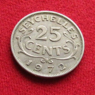Seychelles 25 Cents 1972 Seychellen Seicheles  W ºº - Seychelles