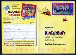 Germany 1997 Football Champions - FC Bayern München 110 Pf Single Stamp Domestic Postcard | Mi 1958 Soccer, Sports Club - Berühmte Teams