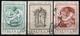 Italia Repubblica 1975: Michelangelo Buonarroti - Usati - 1971-80: Oblitérés