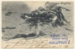 India: Hindu Cremation / Ceremony (Vintage PC 1900s) - Indien