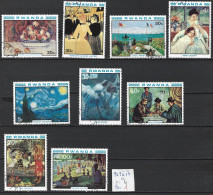 RWANDA 949 à 57 Oblitérés Côte 4 € - Used Stamps