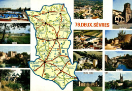 O2 - Carte Postale Géographique - 79. Deux Sèvres - Mapas