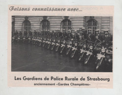 Gardiens De Police Strasbourg Ex Gardes Champêtres Motos Yamaha  1981 - Non Classés