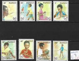 RWANDA 1024 à 31 ** Côte 8 € - Unused Stamps