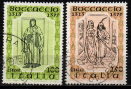 Italia Repubblica 1975: Giovanni Boccaccio - Usati - 1971-80: Gebraucht