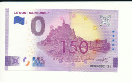 Billet Touristique  0 Euro  - LE MONT SAINT-MICHEL - 2022-2 -  UEWD -  N° 2134 - Altri & Non Classificati