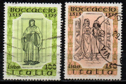 Italia Repubblica 1975: Giovanni Boccaccio - Usati - 1971-80: Gebraucht