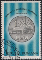 1987 Rumänien ° Mi:RO 4339, Sn:RO 3450, Yt:RO 3743, Sg:RO 5114,Traktor, Circulating Romanian Banknotes And Coins - Oblitérés