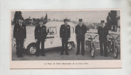 Poste De Police Municipale La Crau 4L Mobylette 1981 - Sin Clasificación