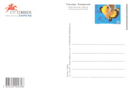 Portugal-1998-4 Entiers Postaux -EXPO 98 à Lisboa-Lisbonne-3 Neufs Et Un Oblitéré  De Porta Do Mar - Enteros Postales