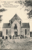 Trébry * Un Coin Du Village Et La Chapelle Notre Dame Du Mont Carmel * Villageois - Other & Unclassified