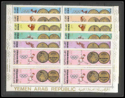 223b YAR (nord Yemen) MNH ** N° 761 / 766 A Jeux Olympiques (olympic Games) Sapporo Gold Médalists Killy Fleming Bloc 4 - Hiver 1972: Sapporo