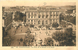 Algérie - Constantine - La Place De La Brèche Et La Poste - Animée - Carte Neuve - CPA - Voir Scans Recto-Verso - Constantine