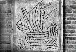 Mosaique Religieuse - Ravenna - Basilique De St Jean Evangeliste - Fragment De L'ancien Pavement En Mosaique - CPM - Voi - Quadri, Vetrate E Statue