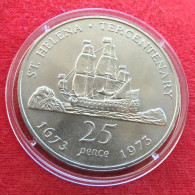 Saint Helena  25 Pence 1973 Sail Ship UNC ºº - Saint Helena Island