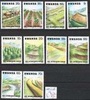 RWANDA 1099 à 108 ** Côte 8.50 € - Unused Stamps