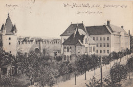 Wiener Neustadt - Staats Gymnasium U.Reckturm 1915 - Wiener Neustadt