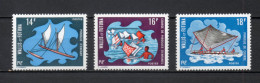 WALLIS ET FUTUNA N° 182 à 184   NEUFS SANS CHARNIERE COTE 43.70€    BATEAUX - Unused Stamps