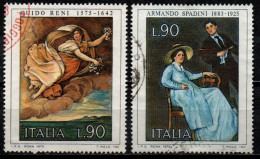 Italia Repubblica 1975: Arte: Guido Reni E Armando Spadini - Usati - 1971-80: Oblitérés