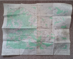 Topographical Maps - Croatia / Slavonski Brod - JNA YUGOSLAVIA ARMY MAP MILITARY CHART PLAN - Cartes Topographiques