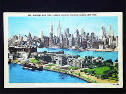 ►   Manhattan  Midtown Welfare Island 1920s - Places