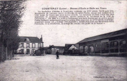 45 - Loiret -  COURTENAY -  Maison D'école Et Halle Aux Veaux - Courtenay
