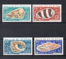 WALLIS ET FUTUNA N° 192 à 195   NEUFS SANS CHARNIERE COTE 20.00€    COQUILLAGE  ANIMAUX FAUNE - Unused Stamps