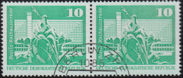 1973 DDR ° Mi:DD 1843Ia, Sn:DD 1431, Yt:DD 1501, Sg:DD E1534, AFA:DD 1585, Un:DD 1843, Aufbau In Der DDR, Großformat - Usados