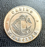 Jeton De Nécessité Colonial Casino Municipal De Constantine Algérie "CC - Casino Municipal" Casino AlgerianToken - Casino