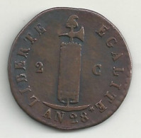 HAÏTI - 2 Centimes - 1831 - TB/TTB - Haití