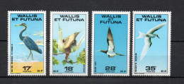 WALLIS ET FUTUNA N° 217 à 220   NEUFS SANS CHARNIERE COTE 9.25€    OISEAUX ANIMAUX FAUNE - Ungebraucht