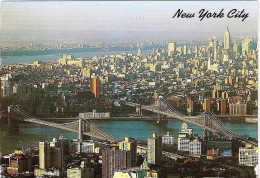 *CPM - ETATS UNIS - NEW YORK CITY - The Brooklyn And Manhattan Bridges Spanningthe East River - Ponti E Gallerie