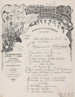 1905: Prijsopgave Van / Offerte De  ## Maison VAN CLEEMPUT, Artificier De La Ville De Bruxelles, Rue De Rivieren,14, ... - 1900 – 1949