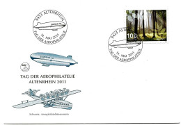 CH - 133 - Enveloppe Avec Oblit Spéciale "Tag Der Aerophilatelie Altenrhein 2011" - Marcophilie