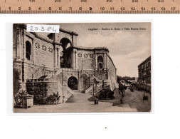 20384 CAGLIARI BASILICA S REMY VIALE REGINA ELENA ANIMATA 1929 - Cagliari