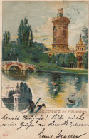 Laxenburg - Die Franzensburg 1901 Farblitho - Laxenburg