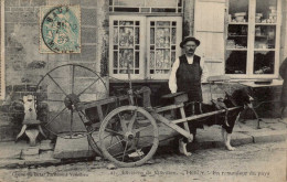 50 , Cpa  Environs De VILLEDIEU , 27 , PERCY , Un Remouleur Du Pays (11918) - Autres & Non Classés