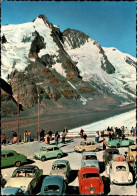 ! Ansichtskarte Autos, Cars, VW Käfer, Ghia, Fiat, Großglockner, Freiwandeck, Österreich - Voitures De Tourisme