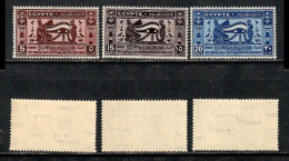 EGYPT    Scott # 220-2** MINT NH (CONDITION PER SCAN) (Stamp Scan # 1037-9) - Nuevos