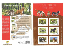 COLLECTOR - 2016 - Le Chien Et Le Meilleur Ami De L'Homme-Bloc De 6 Timbres-Valeur Permanente-Chiens Courants  (COL 321) - Collectors